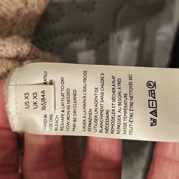 Free People Cream Crew Neck Sweater Plush Texture - Picture 3 of 4